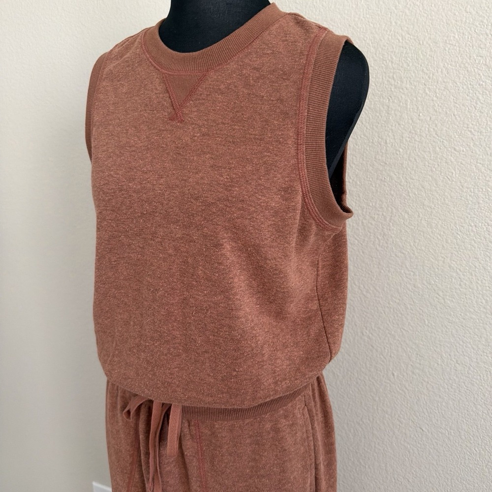 Prana Women's Small Cozy Up Beach Hopper Dress Pockets Stretch Hemp Cinched - Picture 5 of 8